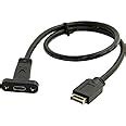 cablecc USB 3.1 Front Panel Header to USB-C Type-C Female Extension ...