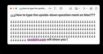 Image result for Yellow Upside Down Question Mark