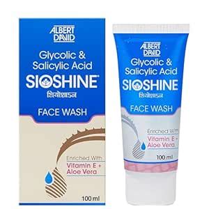 Rotex Albert David Sioshine Facewash with Glycolic Acid & 1% Salicylic ...