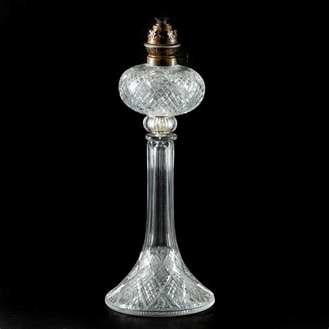 Unknown | American Brilliant Cut Glass Oil Lamp | MutualArt