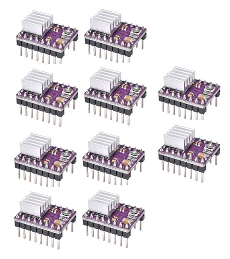 INVENTO 10Pcs DRV8825 StepStick Stepper Motor Driver Module with ...