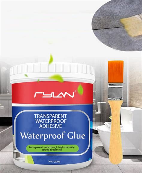 RYLAN Crack Seal Glue 300gm with Brush - Transparent Waterproof Glue ...