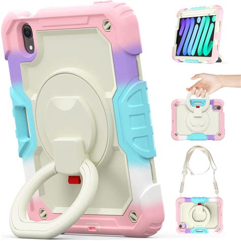 Amazon.com: Kids Case for iPad Mini 7 (A17 Pro) 2024 / Mini 6th Gen ...