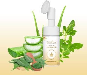 White Leaf Aloe Vera With Neem Extract Skin Purifying Deep Cleansing ...