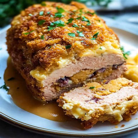 Chicken Cordon Bleu Meatloaf