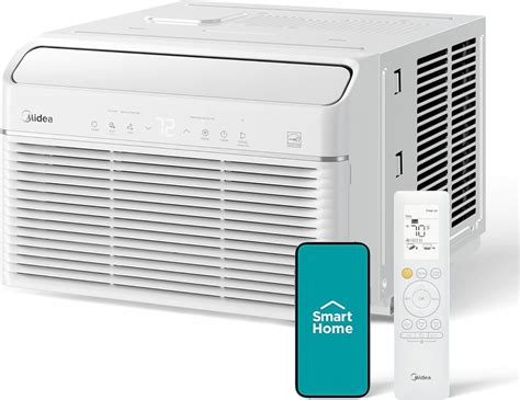 Midea 8000 BTU Window Air Conditioner with Heat, Inverter Tech Ultra ...