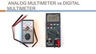 Image result for Analog Multimeter vs Digital Multimeter