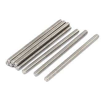 3NH® M4 x 70mm 304 Stainless Steel Fully Threaded Rod Bar Studs Silver ...