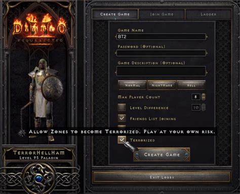 D2R Terror Zones Guide - Multiplayer or Single Player, Areas & How Does ...