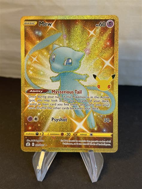 Shiny Mew Pokemon Card