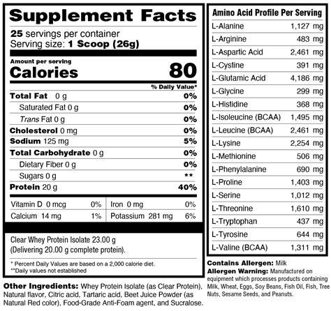 1Up Nutrition Clear Protein