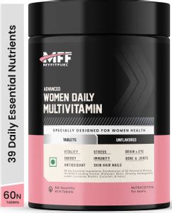 MyFitFuel Women Advance Daily Essential Multivitamin 37 Herbs, Vitamins ...