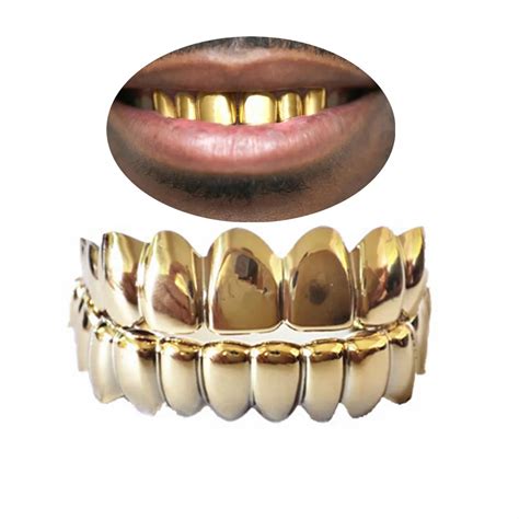 SowSmile-Hiphop-Gold-Silver-Real-Silicone-Gel-Snap-on-Dental-False ...