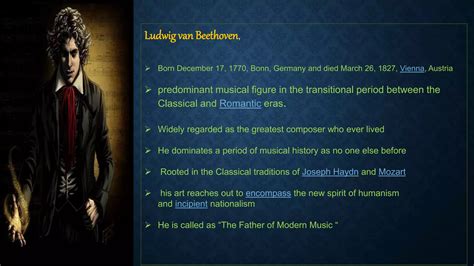 The life of Ludwig Van Beethoven | PPTX