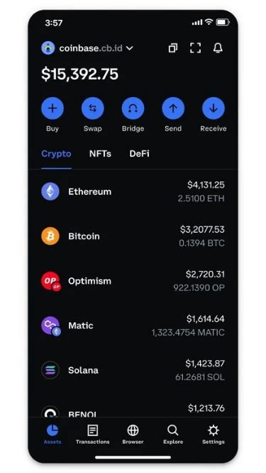 Image result for Coinbase User Interface