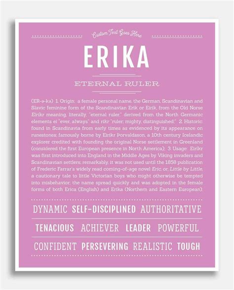 Image result for erika name | Names with meaning, Names, Classic names