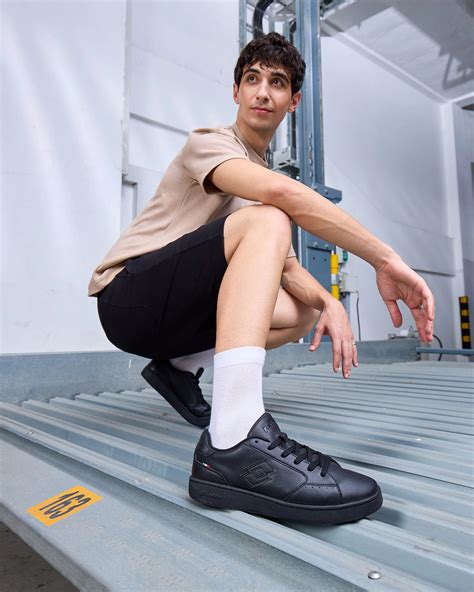 Men’s Autograph Urbano - Black Beauty-Black Beauty Shoes | Lotto