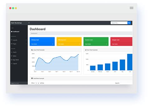 Django Dashboard - SB Admin Design | AppSeed