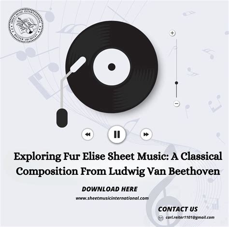 Exploring Fur Elise Sheet Music A Classical Composition from Ludwig Van ...
