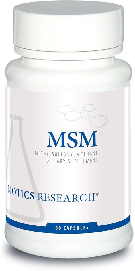 Biotics Research Msm Potent Sulfur Supplement, Collagen Production ...