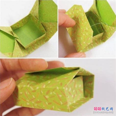 怎么折纸爱心礼品盒 手工纪念日创意礼盒折法_爱折纸网