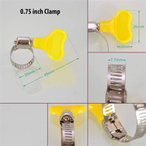 HOKiPO Adjustable Stainless Steel Hose Clamp Hose Clamps Price in India ...