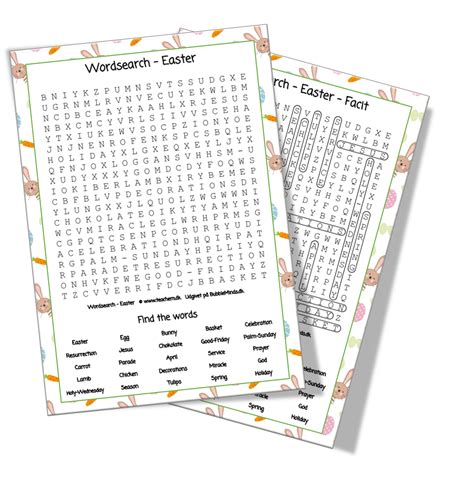 Free Catholic Easter Word Search