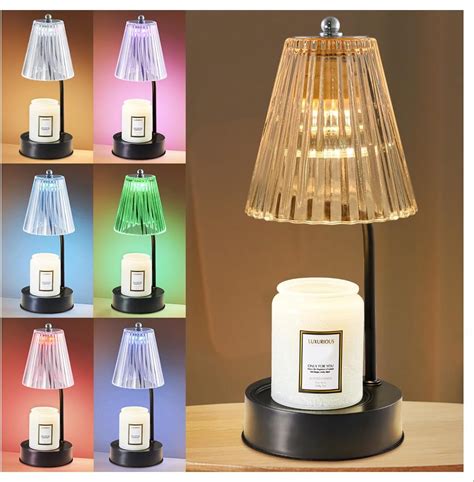 Amazon.com: Candle Warmer Lamp with 7 Colors Moon Lamp ,Electric Candle ...