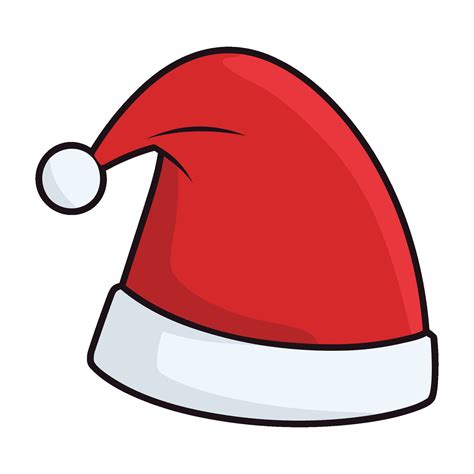 Free Santa Hat vector clipart, Christmas Hat illustration 29930128 ...