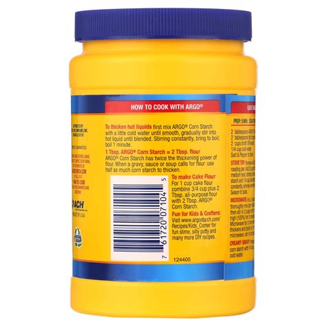 Argo Corn Starch Nutrition Facts | Besto Blog