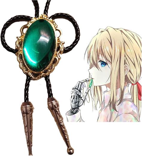 Cosplaydog Violet Evergarden Necklace and Brooch Set for India | Ubuy