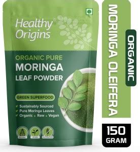 Healthy Origins Moringa Leaf Powder for Weight Loss-Super Food Dietary ...