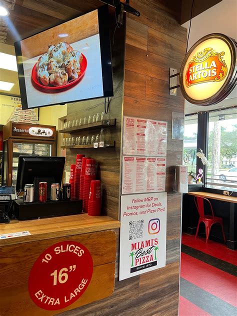 Menu at Miami's Best Pizza pub & bar, Coral Gables, Ponce de Leon