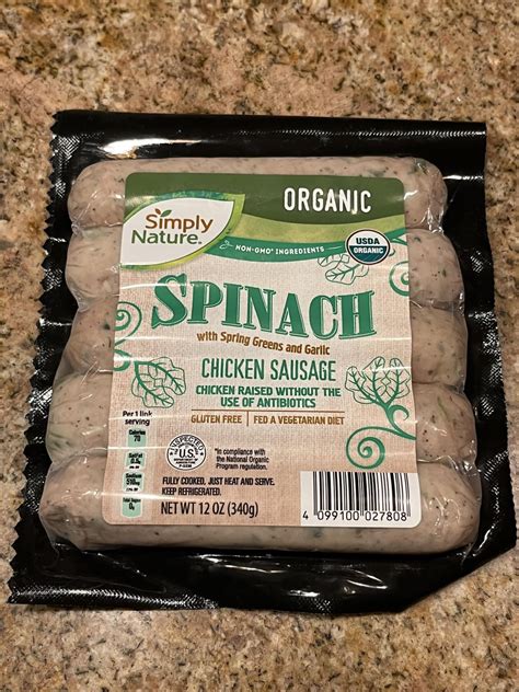 New product at Aldi. Chicken Sausage 70kcal each with 12g Protein! They ...