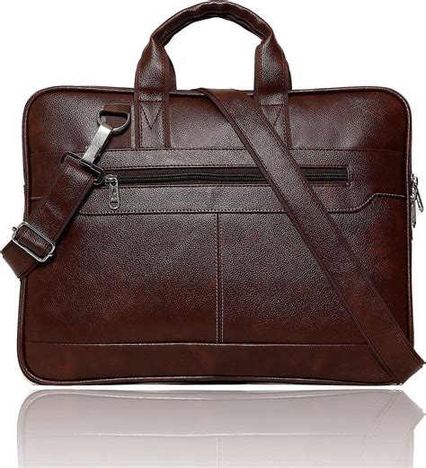 Bagneeds® Men's Black Synthetic Leather Best Laptop Messenger Bag for ...