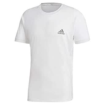 adidas mens Tennis freelift T-Shirt AEROREADY White/Grey Large : Amazon ...