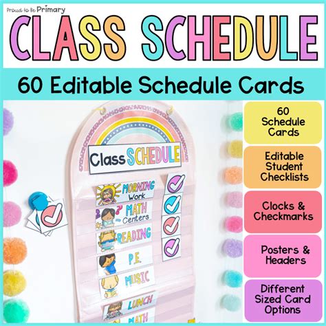 Organize Your K-2 Classroom Schedule with Ease and Efficiency – Proud to be Primary