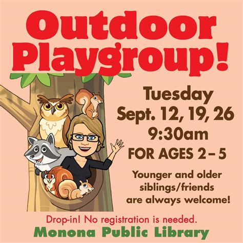 September Adventures with Monona Public Library