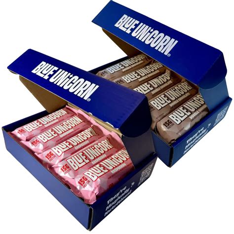 Amazon.com : Blue Unicorn Protein Bars 15g Chocolate Keto Snack | 120 ...