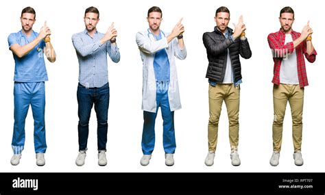 Four figures in action, including a man with a top knot crouching and shooting, a figure in a green