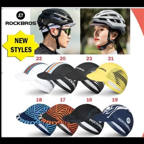 Jual ROCKBROS MZ100 Cycling Cap Bicycle Hat - Topi Sepeda - Kab ...
