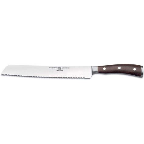 Wusthof Ikon Blackwood Bread Knife | Discover Gourmet