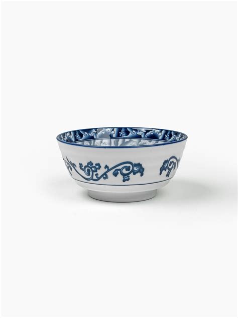 Blue and White Ceramic Round Shape Bowl – NEERJA INTERNATIONAL INC