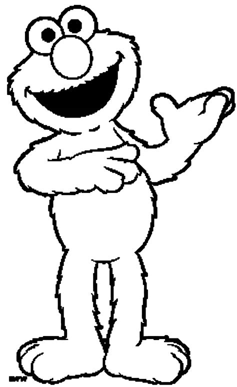 Sesame Street Elmo Coloring Page WeColoringPage 38 | Wecoloringpage.com