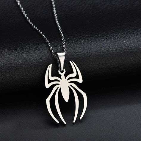 Spider Man Necklace, Spiderman Pendant Necklace - Etsy