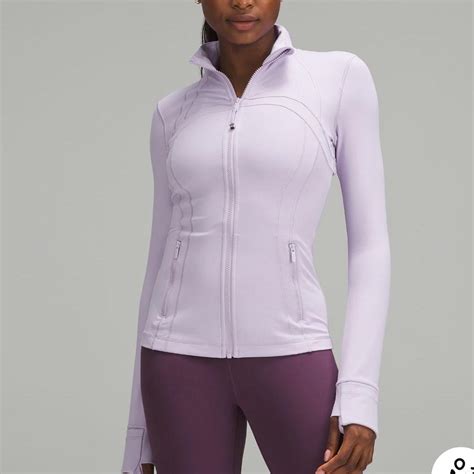 size 2, lululemon define jacket, light purple, and... - Depop