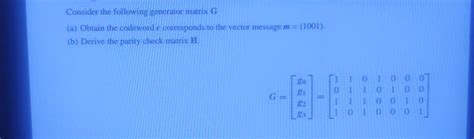 Image result for What Are Generator Matrix in Coding Theory