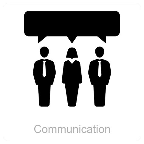 Communication icon | Premium Vector