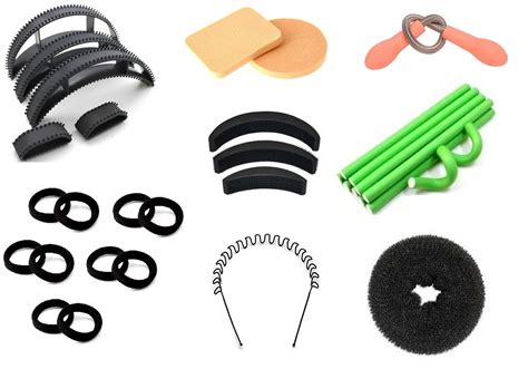 Out Of Box Set of 5 Hair Bumpit Puff Bumpits 3 Pieces Banana Hair ...