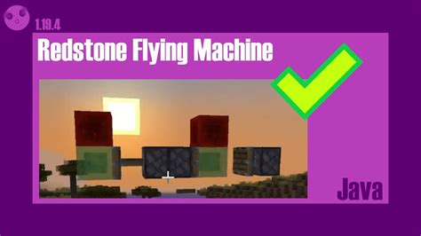 Flying Machine Minecraft 1.16 Java 的图像结果